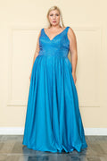 W111022M / Ocean Blue / Size 22 / Linda