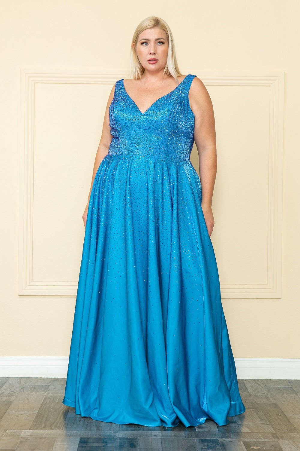 W111022M / Ocean Blue / Size 22 / Linda