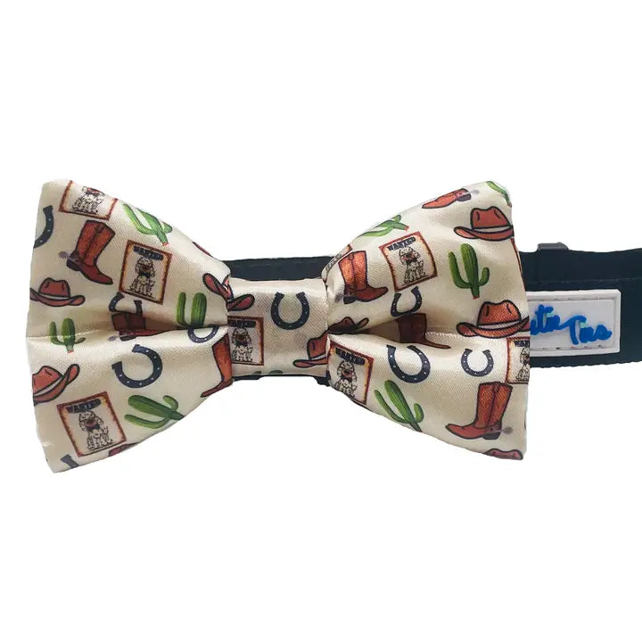 Wanted Country Westen Dog Bow tie