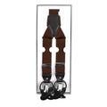 Leather Suspenders/ Brown /CLSUS