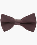 Satin Brown Bow Tie