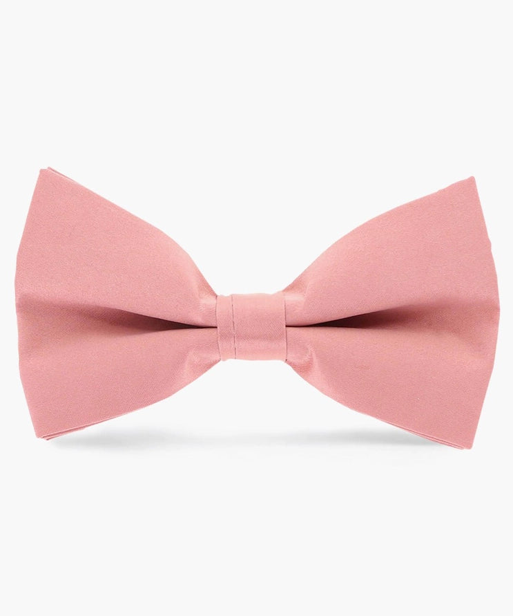 Satin Blush Bow Tie