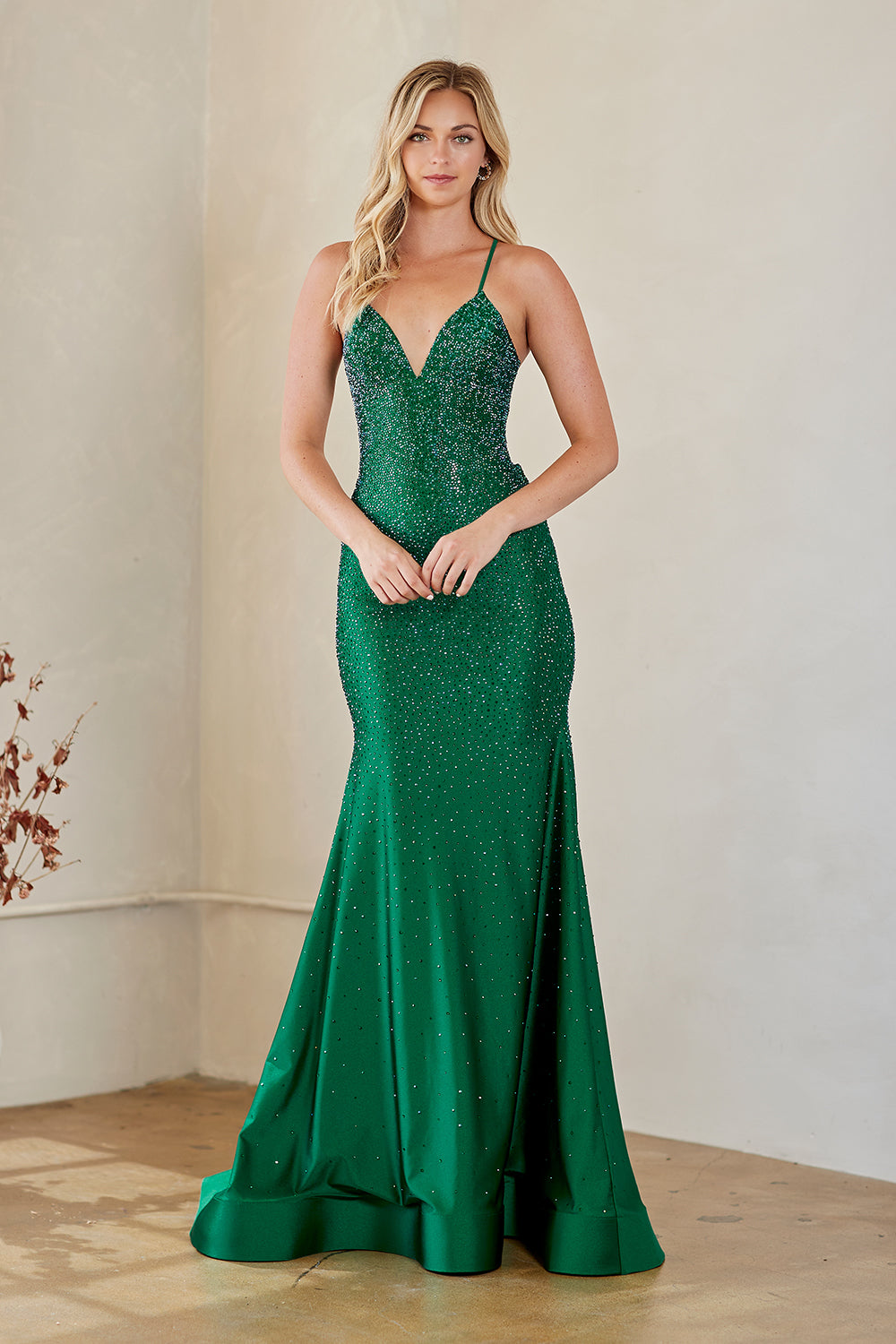 Amelia Long Hot Stone Dress