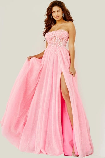 07434 / Baby Pink / Size 0 / Jovani