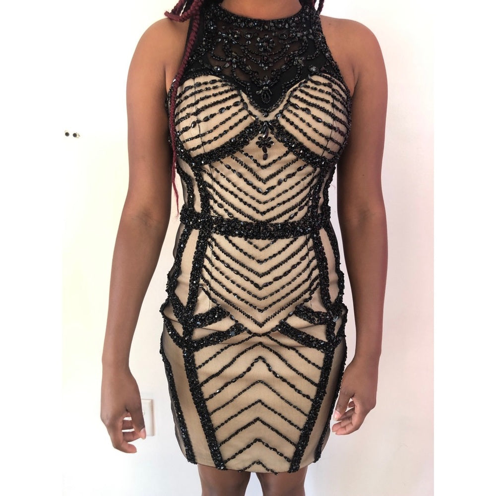 8394/black nude/ Size 12/dave and Johnny
