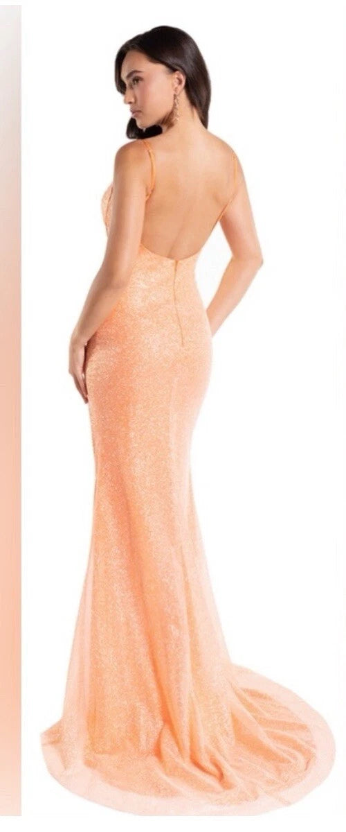 90183/size 12/orange/ABBY PARIS