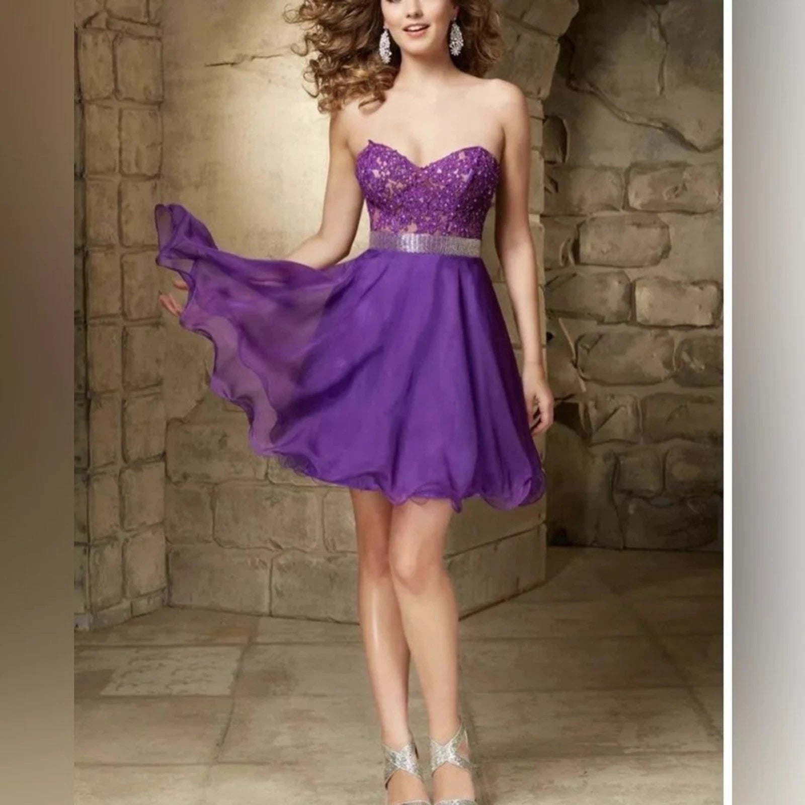 1539/ Purple/ 14/ Morilee