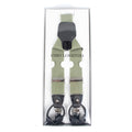 Leather Suspenders/ Sage /CLSUS